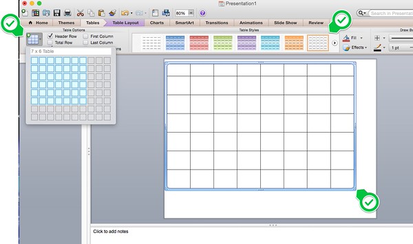 add gridlines to powerpoint for mac 2011 chart